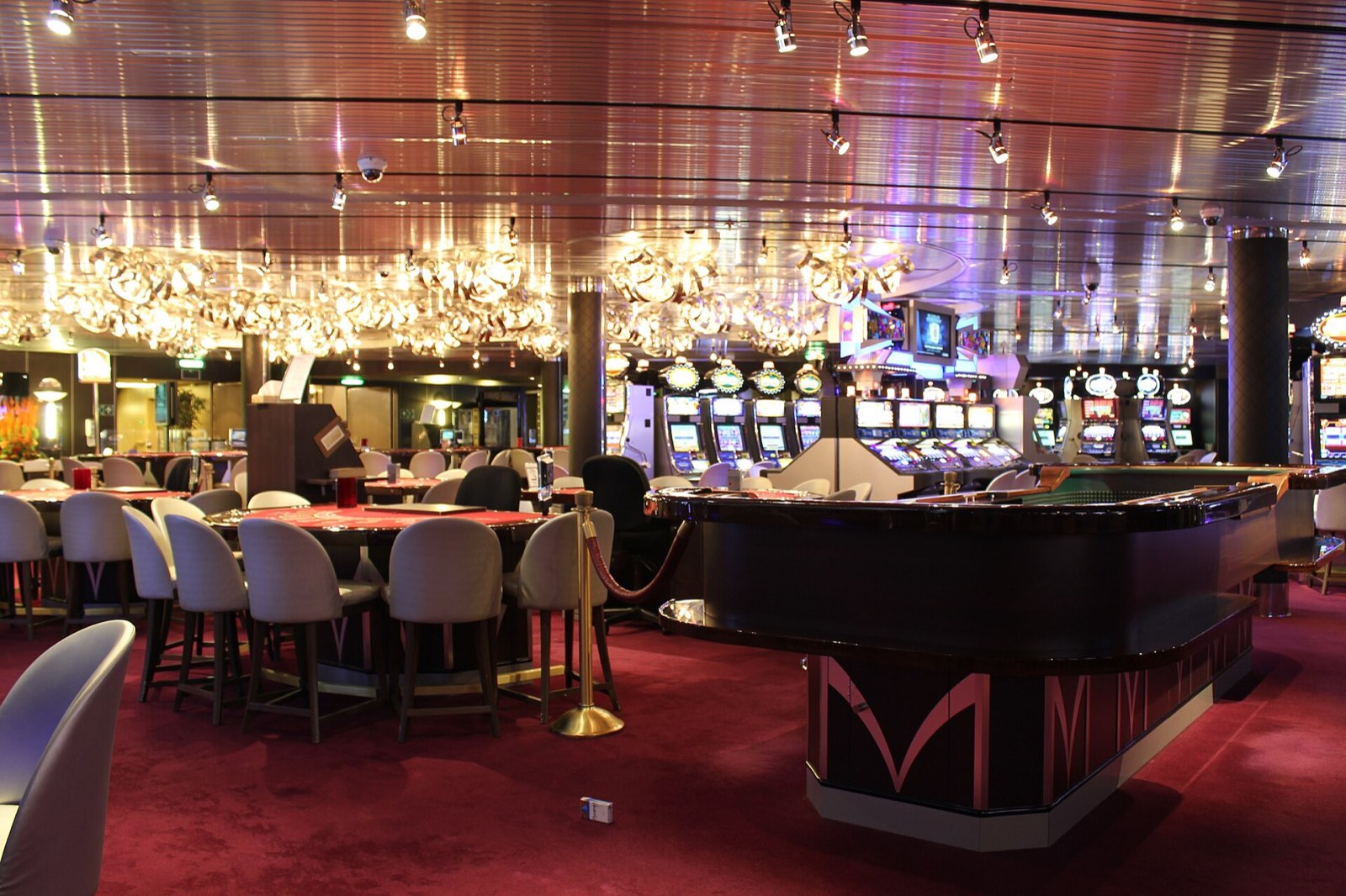 The casino on Nieuw Amsterdam