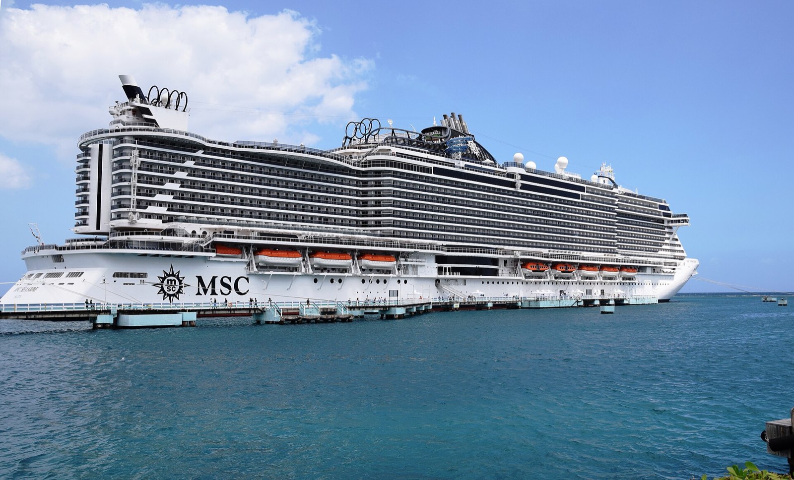 MSC Seaside, exterior